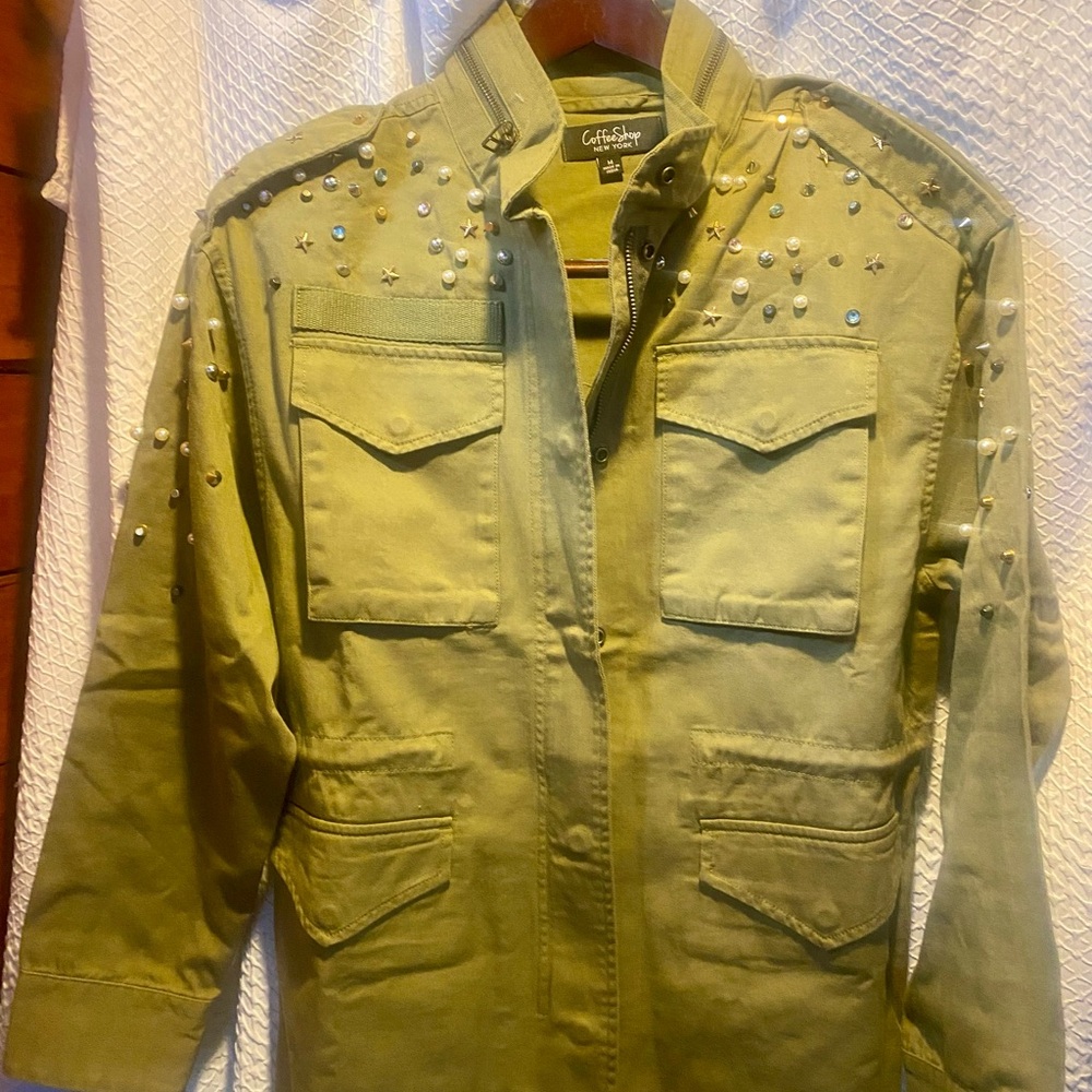 Coffee Shop Olive Jacket